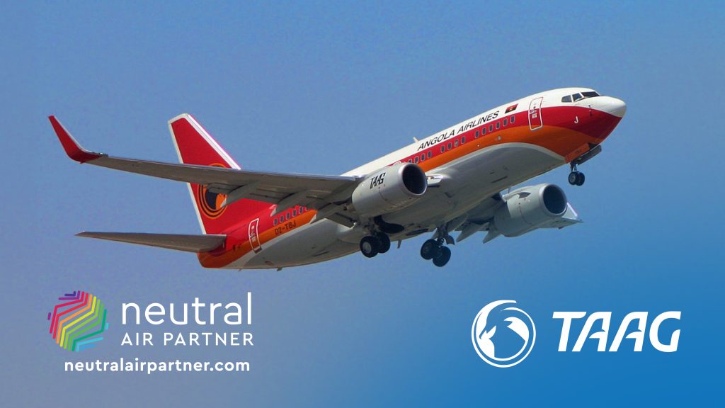 TAAG Angola Airlines aircraft joining the Neutral Air Partner airline partner portfolio