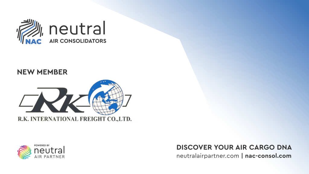 RK International Freight Vietnam joins Neutral Air Partner as a new airfreight consolidation member in Vietnam